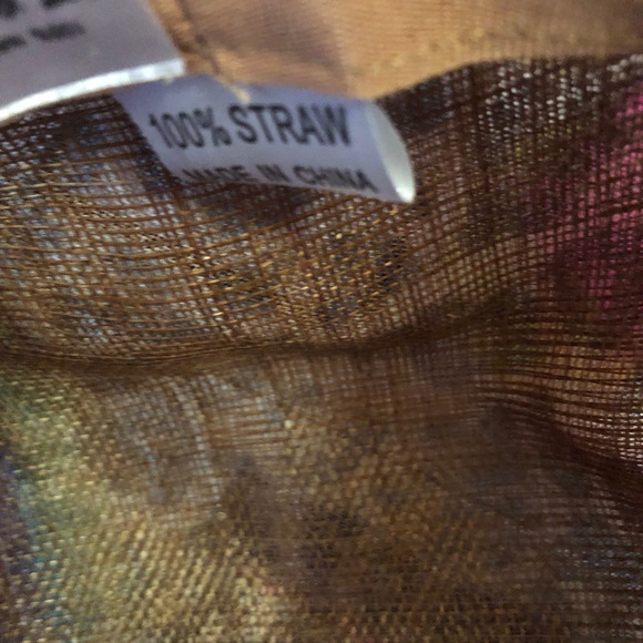 BNWOT Animal Print Straw Hat - Picture 12 of 15